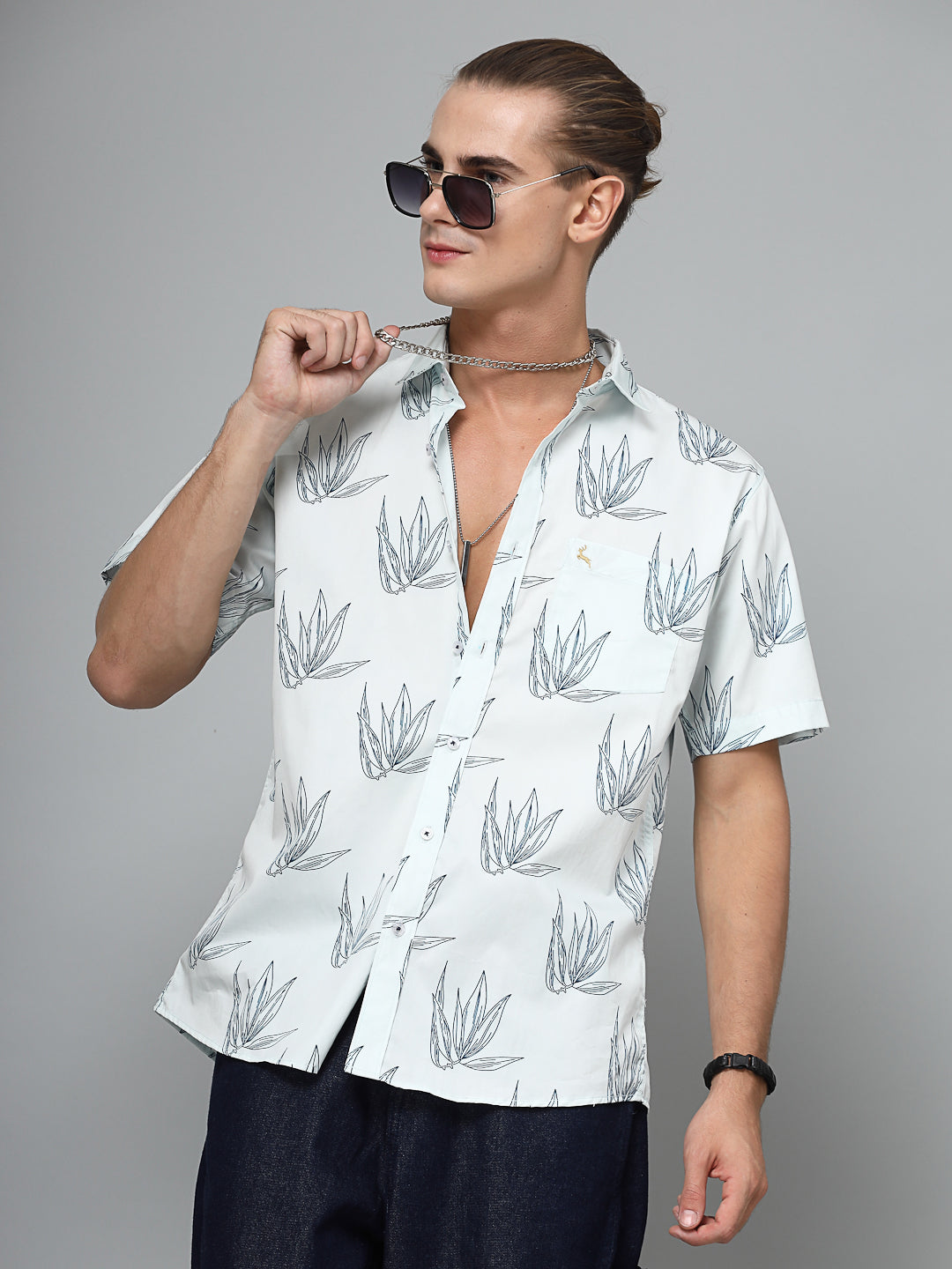 valbone-men-s-Leaf-printed-giza-cotton-casual-shirt