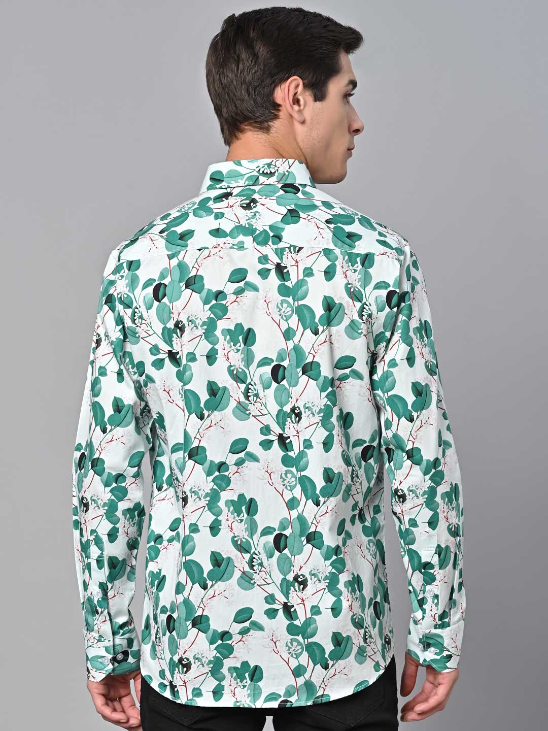 Valbone Men Printed Giza Cotton Casual full sleeves Shirt