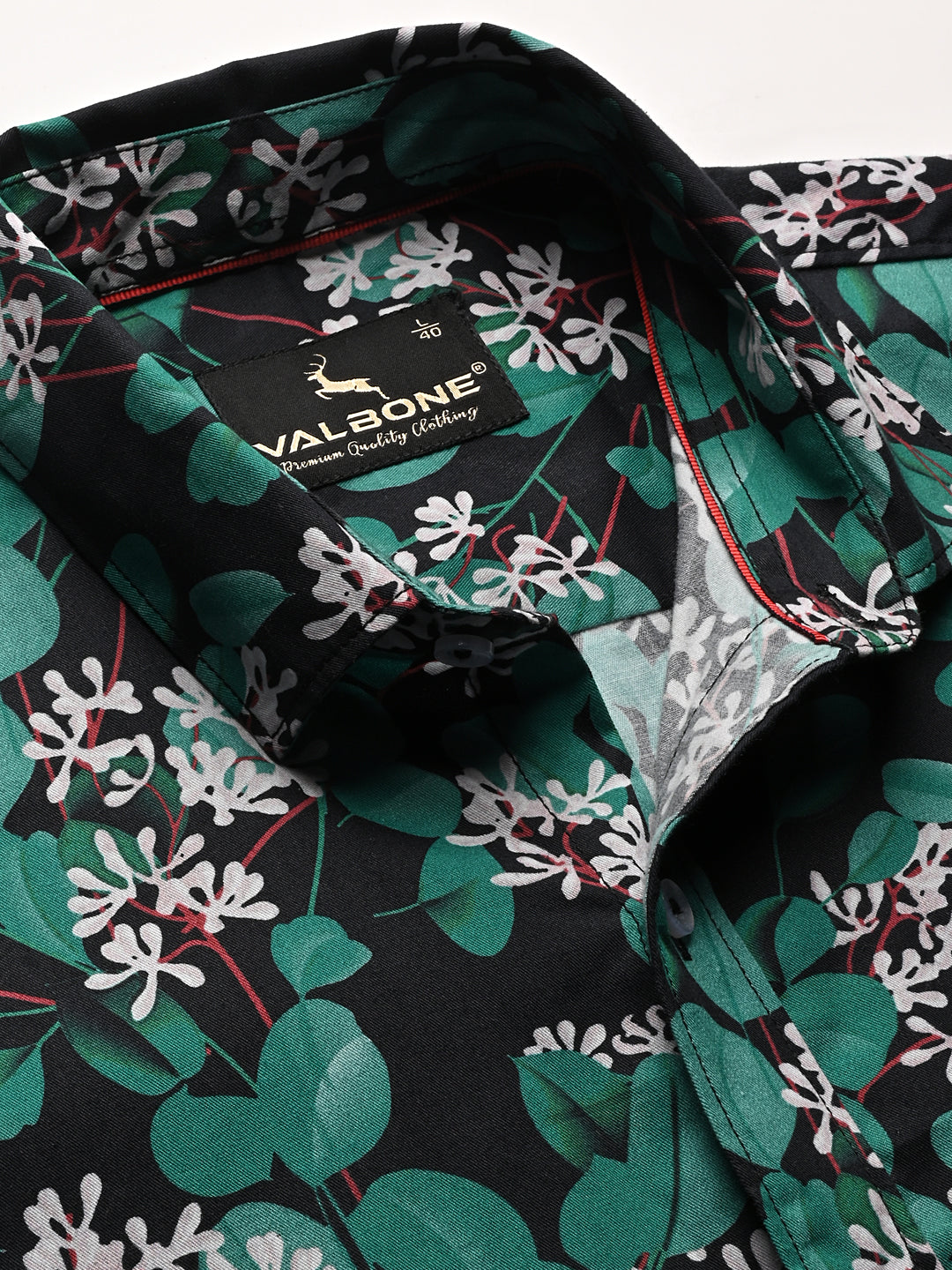 Valbone Men Printed Giza Cotton Casual Shirt