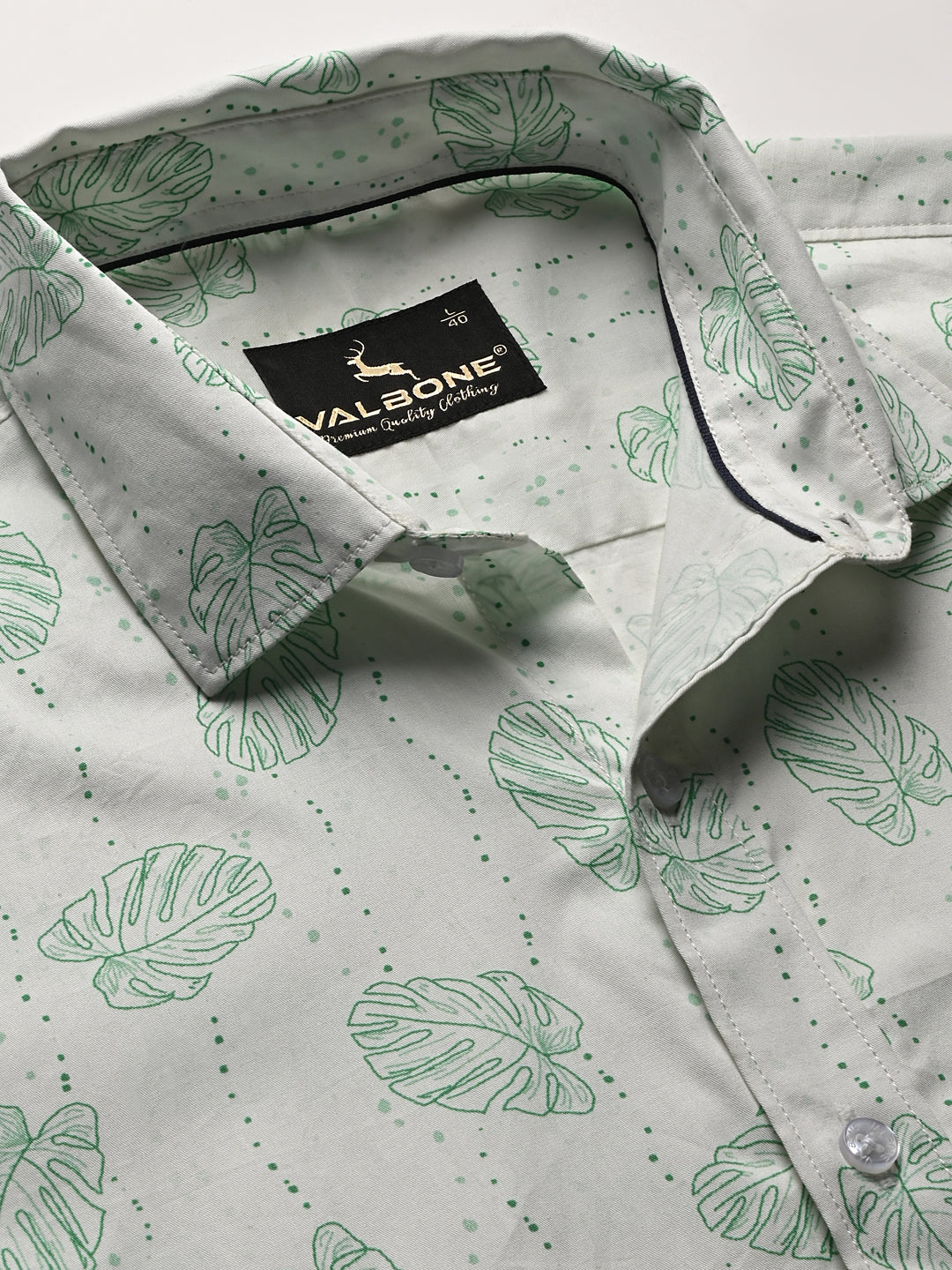 Valbone Men Printed Giza Cotton Casual Shirt
