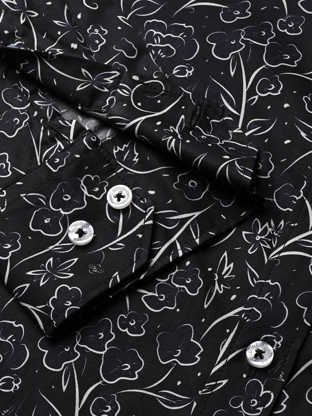 Valbone Men Printed Giza Cotton Casual Shirt