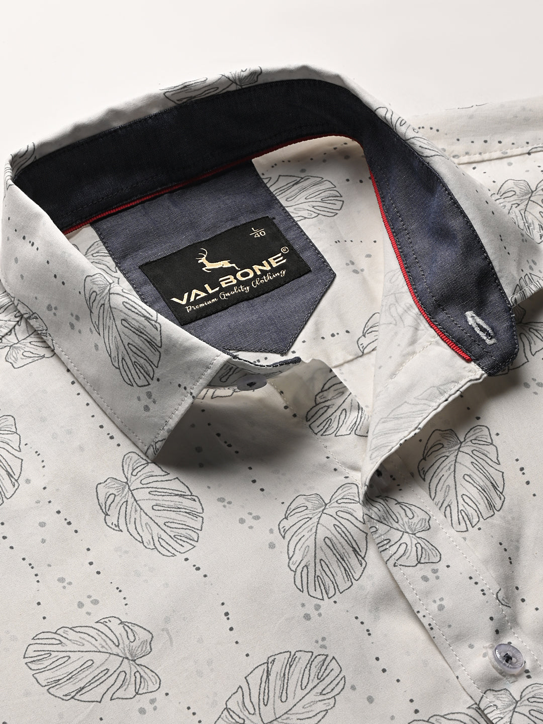 Valbone Men Printed Giza Cotton Casual Shirt