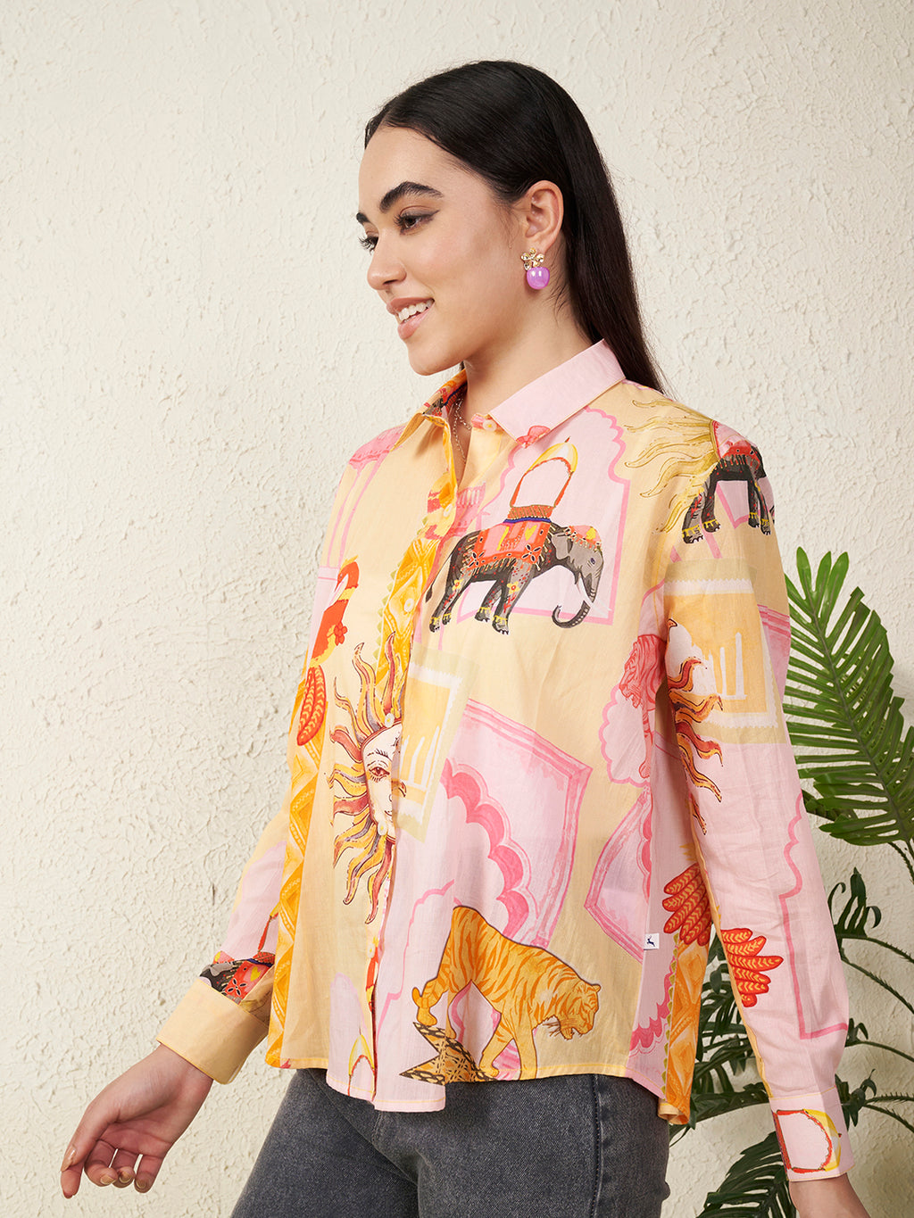 Women’s Multicolor Printed Shirt