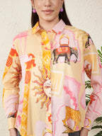 Women’s Multicolor Printed Shirt