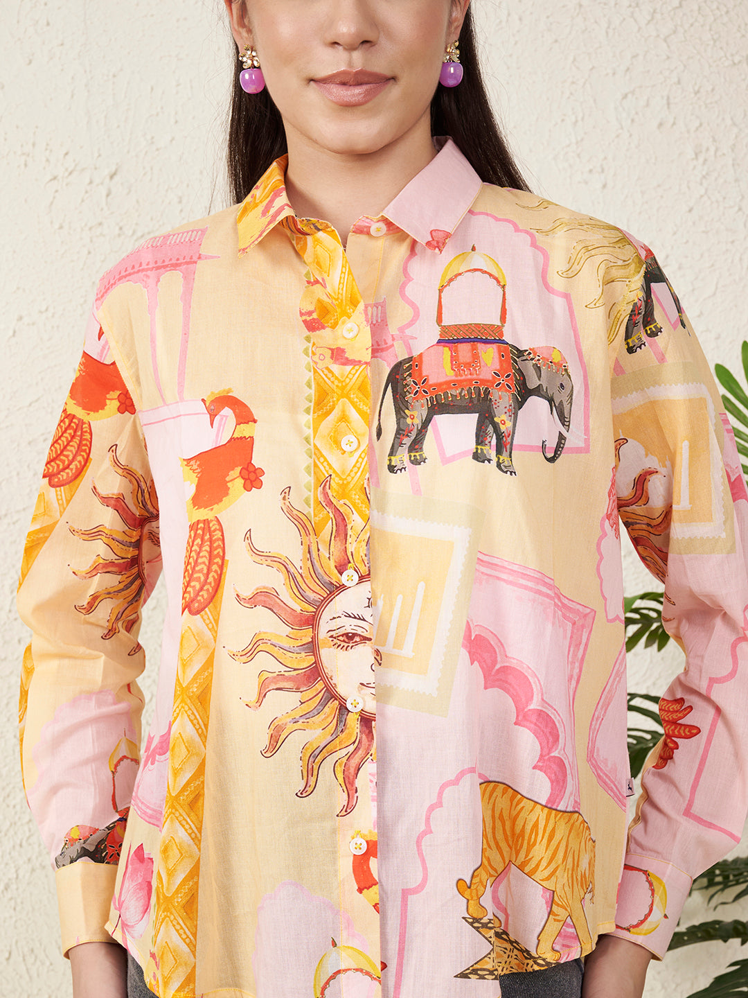 Women’s Multicolor Printed Shirt