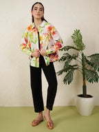 Women Vibrant Floral Print Shirt