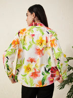 Women Vibrant Floral Print Shirt