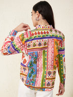 Women Multicolor Printed Casual Shirt