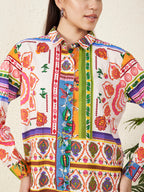 Women Multicolor Printed Casual Shirt