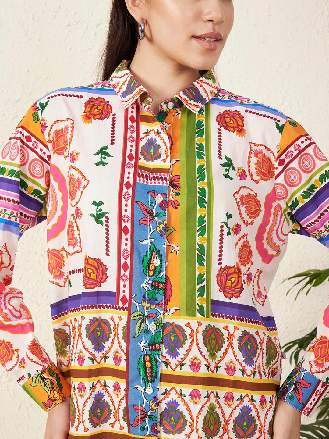 Women Multicolor Printed Casual Shirt