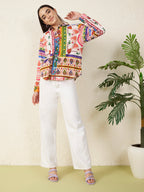 Women Multicolor Printed Casual Shirt