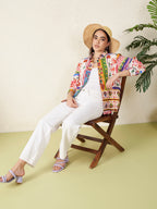 Women Multicolor Printed Casual Shirt