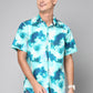 Valbone Men Abstract Printed Giza Cotton Casual Shirt