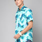 Valbone Men Abstract Printed Giza Cotton Casual Shirt
