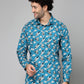 Valbone Men Printed Giza Cotton Casual Shirt