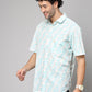Valbone Men Abstract Printed Giza Cotton Casual Shirt