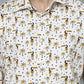 Valbone Men Abstract Printed Giza Cotton Casual Shirt