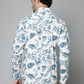 Valbone Men's Abstract Printed Giza Cotton Casual Shirt