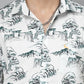 Valbone Men's Abstract Printed Giza Cotton Casual Shirt