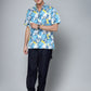 Valbone Men's Floral Printed Giza Cotton Casual Shirt