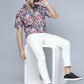 Valbone Men Abstract Printed Giza Cotton Casual Shirt