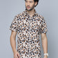 Valbone Men Animal Printed Giza Cotton Casual Shirt