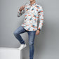 Valbone Men`s Paisley Printed Giza Cotton Casual Shirt