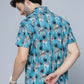 Valbone Men Abstract Printed Giza Cotton Casual Shirt