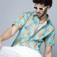 Valbone Men Texture Printed Giza Cotton Casual Shirt