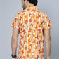Valbone Men Abstract Printed Giza Cotton Casual Shirt