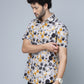 Valbone Men Geometric Printed Giza Cotton Casual Shirt