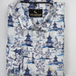 Valbone Men Printed Giza Cotton Casual Shirt