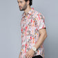 Valbone Men Geometric Printed Giza Cotton Casual Shirt