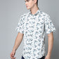 Valbone Men's Abstract Printed Giza Cotton Casual Shirt
