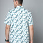 Valbone Men's Printed Giza Cotton Casual Shirt
