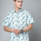 Valbone Men's Printed Giza Cotton Casual Shirt