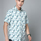Valbone Men's Printed Giza Cotton Casual Shirt