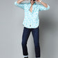 Valbone Men's Printed Giza Cotton Casual Shirt