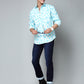 Valbone Men's Printed Giza Cotton Casual Shirt