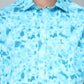 Valbone Men's Texture Printed Giza Cotton Casual Shirt