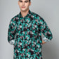 Valbone Men's Floral Printed Giza Cotton Casual Shirt