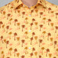 Valbone Men's Palm Printed Giza Cotton Casual Shirt