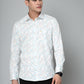 Valbone Men's Geometrical Printed Giza Cotton Casual Shirt