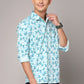 Valbone Men Printed Giza Cotton Casual Shirt