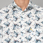 Valbone Men Printed Giza Cotton Casual Shirt