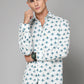 Valbone Men FLY Printed Giza Cotton Casual Shirt