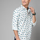 Valbone Men FLY Printed Giza Cotton Casual Shirt