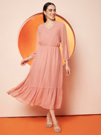 Blush Pink Maxi Dress