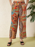 Multicolor Boho Print Co-ord Set