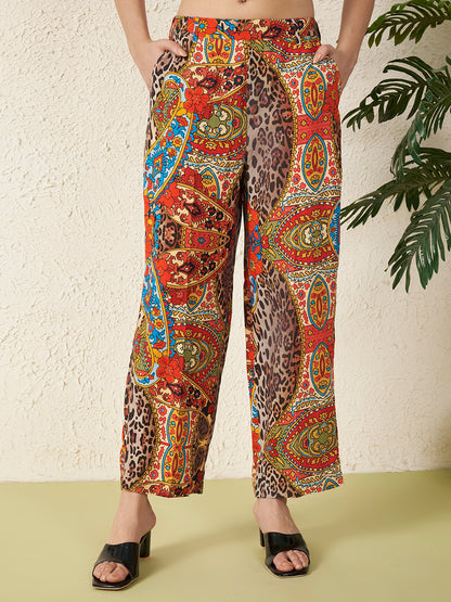 Women’s Multicolor Boho Print Co-ord Set